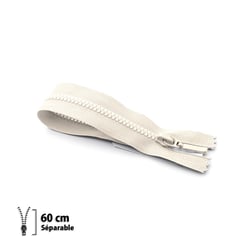 Fermeture éclair Z49 - PRESTILON 4 mm 60 cm - Séparable