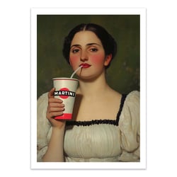 Affiche 30x40 cm - Casual Martini - Dikhomoty