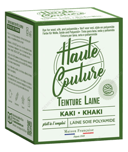 Teinture pour Laine, Soie, Polyamide 300g - Haute Couture : Longue Tenue & Facilité d'Utilisation Kaki Vert