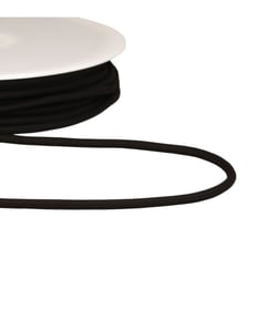Bobine 30m cordon tressé 4,5mm noir