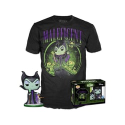 Disney - Set POP! & Tee figurine et T-Shirt Villains: Maleficent - Taille L