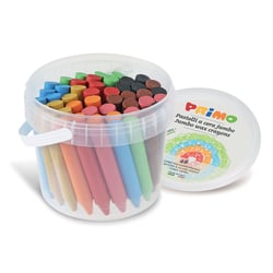 Sceau de 48 gros crayons à la cire