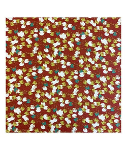 Tissu coton bourgeons de 145 cm de largeur kisnekpoivre vendu par 50 cm