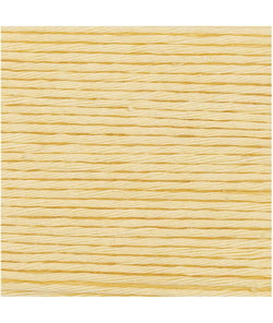 Pelotes de fil à tricoter CREATIVE COTTON ARAN de Rico Design - Laissez libre cours à votre créativité avec douceur et style ! 04 Jaune pastel