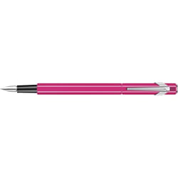 Stylo plume - Rose - Métal - Plume moyenne - Rechargeable - Caran d'Ache - 849
