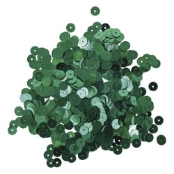 Sequins lisses lavables ø6mm 3500 pièces - bleu - vert