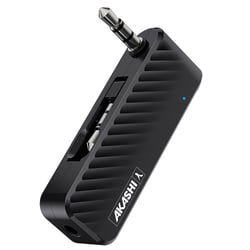 Akashi Transmetteur Audio Bluetooth 5.0 vers Jack 3.5mm Faible Latence Noir