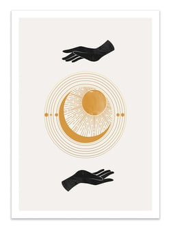 Affiche 50 x 70 cm -  Magic touch - Miuus studio