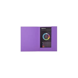 Paquet de 50 chemises 2 rabats ROCK''S 210 - 24x32cm - Violine - x 5 - Exacompta