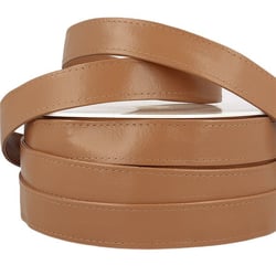 Bobine 10m Sangle simili cuir beige 25mm