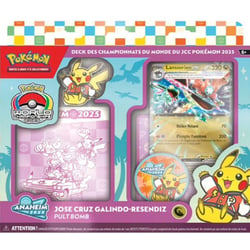Coffret pokemon deck des championnats du monde 2025   jose cruz galindo-resendiz   pult bomb : lanssorien ex 320 - cartes à collectionner française - ASMODEE