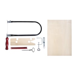 Kit Scie à découper y compris vrille, y compr.plaque contreplaqué, boîte 1 kit