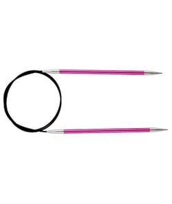 Aiguilles à tricoter circulaire fixes ZING cable 40 cm du N° 2 - Knitpro taille n°2,5