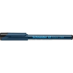 Lot de 10 marqueurs permanents - SCHNEIDER - Maxx 244 - Pointe 0,7 mm - Noir