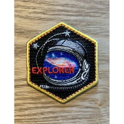 Ecusson thermocollant explorer 5 cm x 4 cm