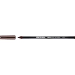 Lot de 5 feutres de coloriage pointe moyenne 2 mm - EDDING - Marron foncé - 1300
