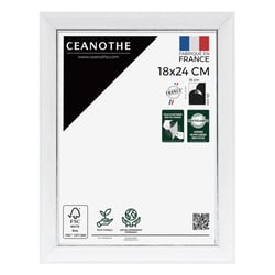 Cadre photo Vittoria blanc 18x24 cm