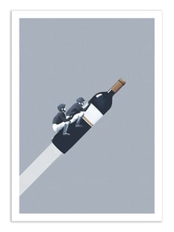 Affiche 30 x 40 cm - We ride until dawn - Maarten Leon