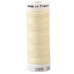 Fil à coudre polyester 100m made in France - blanc givre 396