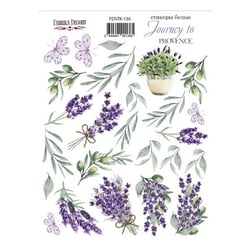 Planche de stickers couleur embelissement Fabrika Decoru JOURNEY TO PROVENCE 136