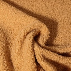 Tissu Fausse fourrure Teddy Bouclettes Camille Camel