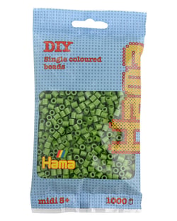 1 000 perles standard MIDI (Ø5 mm) vert olive