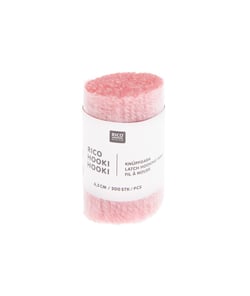 Fil à nouer 6,5 cm - Rico Hooki Hooki - Rico Design Rose