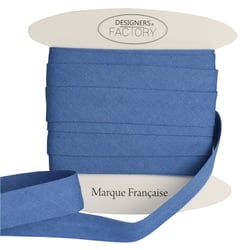 Biais Coton Indigo 18mm par 5 mètres – designers-factory