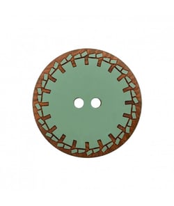 Bouton graphique 2 trous 23 à 28mm - Prym 28 Vert moyen