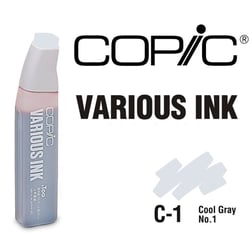 Encre Various Ink pour marqueur Copic C1 Cool Gray No.1