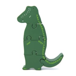 Puzzle Formes Animaux en bois – Mr Crocodile - TRIXIE BABY - Vert