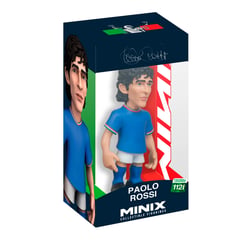Minix - Football Legends #112I - Italie - Paolo Rossi - Figurine à Collectionner 12 cm