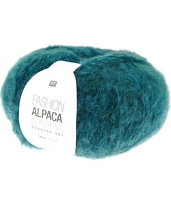 Fil de laine à tricoter Fashion Alpaca Superfine Heavens Uni - Rico Design 08 Bleu pétrole