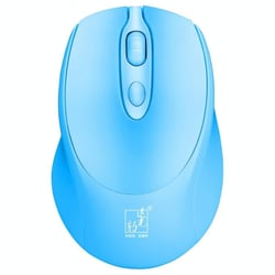 Souris Ergonomique Sans Fil Rechargeable 1600dpi Rose Pour PC Et Tablette Bleu YONIS