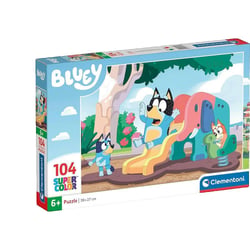 Puzzle Clementoni Bluey 104 pièces bleu pour enfants