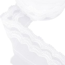Bobine 10m Plissé Blanc 70mm