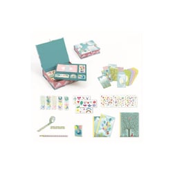 Coffret papeterie Charlotte - Djeco - Vert