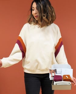 Kit sweat Trinity - champagne