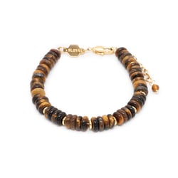 Bracelet Blima en pierres Oeil de Tigre - Sloya