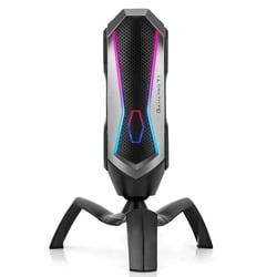 Microphone Gaming RGB à Rotation Libre 360° avec Son Cristallin et USB-C YONIS