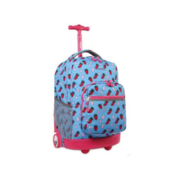 Sac à dos à roulettes JWORLD New York - Trolley Fraise