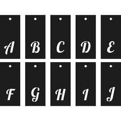70 pochoirs alphabet - Artemio