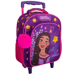 Sac à dos à roulettes Asha Wish Disney 31 CM Trolley- Maternelle
