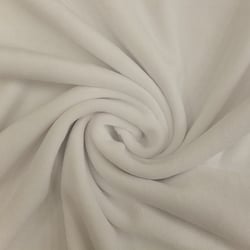 Tissu Jersey Velours tout doux Blanc
