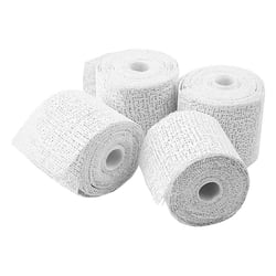 LINXIU Plâtre Bandage 12 Rouleaux Bandes de Plâtre Bricolage Bandes plâtrées en Tissu pour