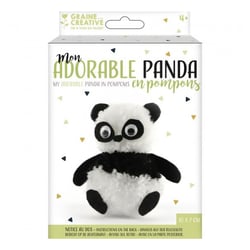 Kit pompons mon adorable panda