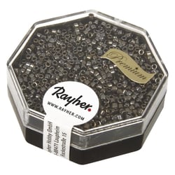 Delica-rocailles, 1,6 mm métallic, boîte, bronze brillant, 4g