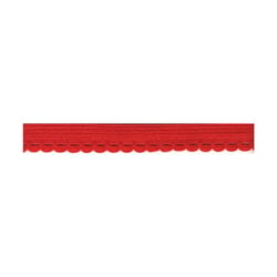 Bobine 25m élastique lingerie 10mm Rouge 10mm