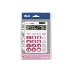 Blister calculatrice blanche 8 chiffres