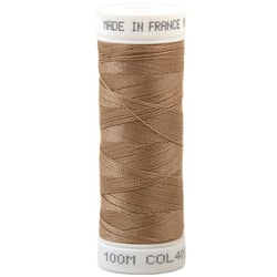 Fil à coudre polyester 100m made in France - chevreuil beige 409